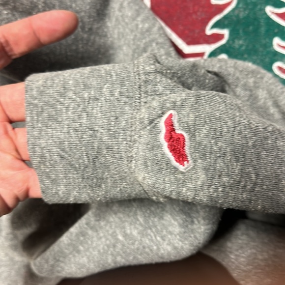 Stanford University Men’s Large Hooded Sweatshirt Tri Blend Sweats League - Picture 5 of 5